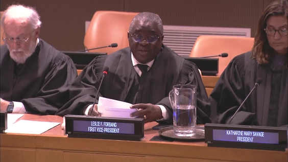 The United Nations Appeals Tribunal (UNAT) Oral Pronouncements - 2026 Spring session