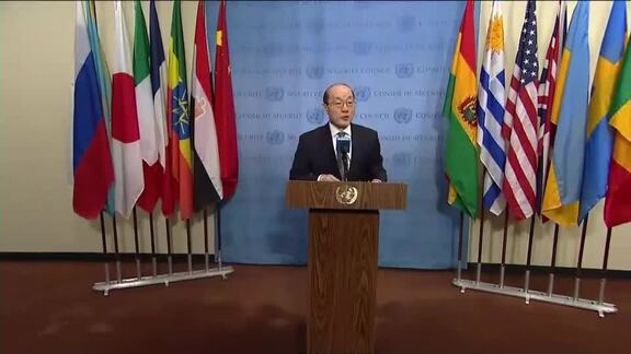 Security Council President Briefs Press on DRC