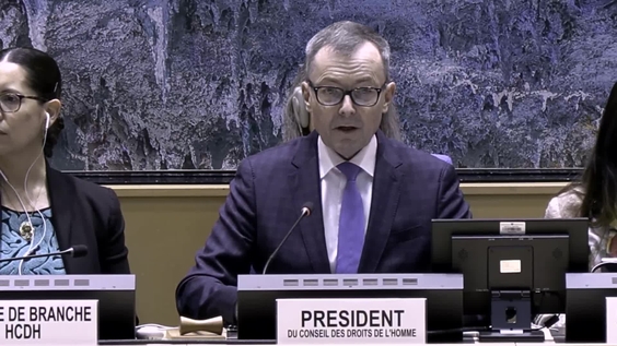 Organizational meeting on a decision on non-cooperation of a State under review with the UPR mechanism (United States of America)