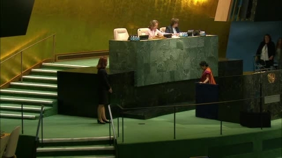 Singapur, Debate General, 71º sesión