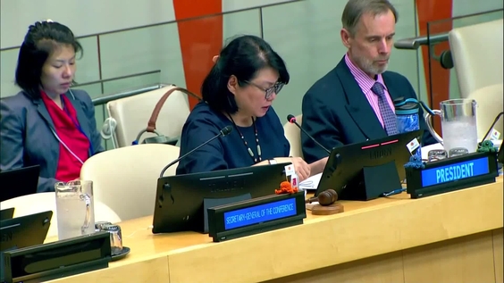 Intergovernmental Conference on Marine Biodiversity of Areas Beyond National Jurisdiction (Further resumed Fifth Session, 72nd plenary)