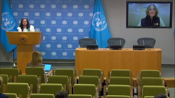 Florence Bauer (UNFPA) on the earthquake-impacted areas in Türkiye – Press Conference