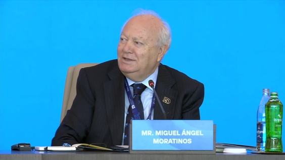 Miguel Moratinos (UNAOC) at the Opening Ceremony of the 7th World Forum ...