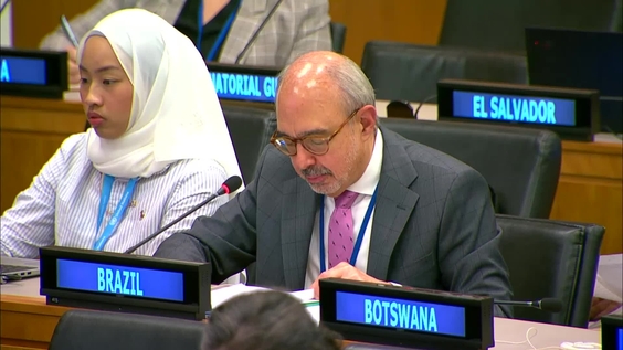 Second Committee, 4th plenary meeting - General Assembly, 78th session