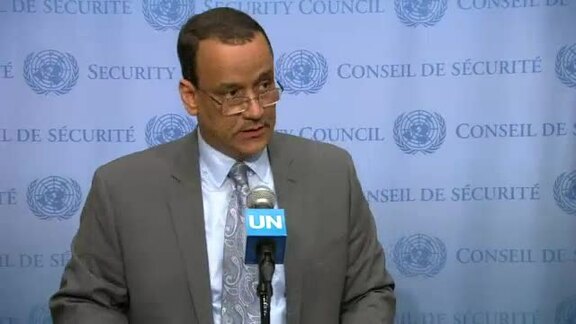 UN Envoy for Yemen Speaks to Press
