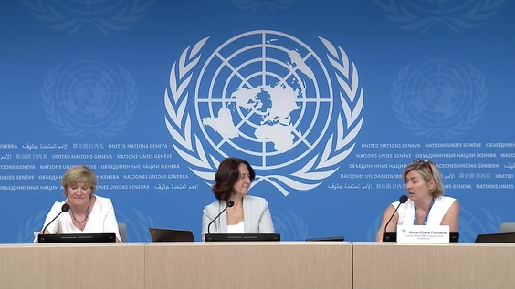 Geneva Press Briefing: HRC, UNICEF, UNHCR, OCHA, IOM, WMO, UNRWA, WHO, UNCTAD, ITU