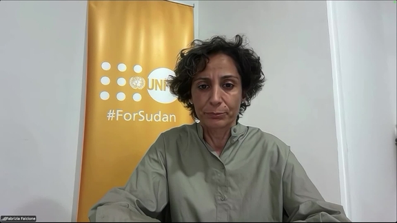 Fabrizia Falcione (UNFPA) on the situation in Sudan - Press Conference