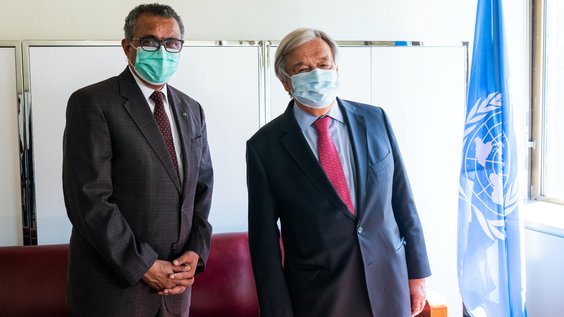 Global COVID-19 vaccination strategy - Joint Press Conference: UN Secretary-General and  WHO Director-General