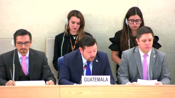 Guatemala UPR Adoption - 42nd Session of Universal Periodic Review