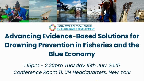 Advancing Evidence-Based Solutions for Drowning Prevention in Fisheries and the Blue Economy.