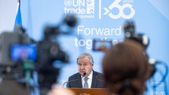 António Guterres (UN Secretary-General) - Media Stakeout
