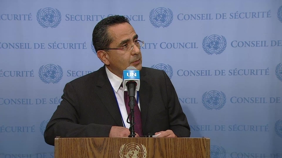 Andreas Hadjichrysanthou (Cyprus) on the situation in the Country - Security Council Media Stakeout