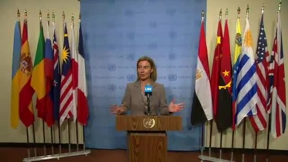 EU High Representative Briefs Press