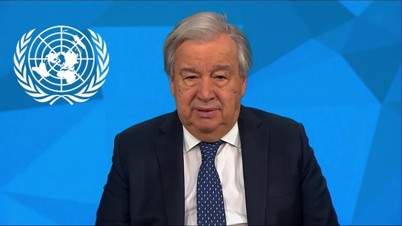 António Guterres (Secrétaire général) à l'occasion de la Journée internationale du zéro déchet