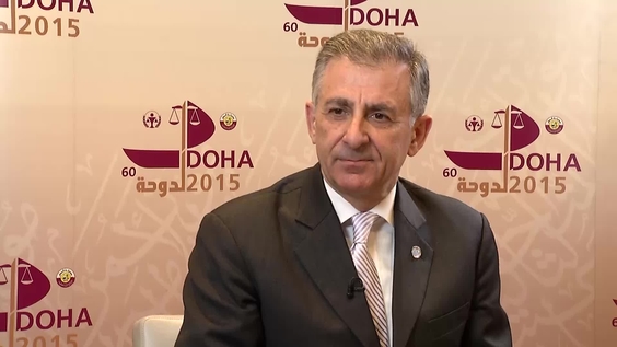 Jean-Paul Laborde (CTED) sur la prévention et la lutte contre le financement du terrorisme - 13eme Congrès des Nations Unies pour la prévention du crime et la justice pénale, Entretien avec le Centre d'actualités de l'ONU