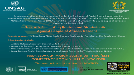 Towards Eliminating Racism and Discrimination Against People of African ...