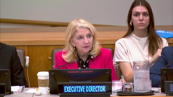 Catherine Russell (UNICEF) at the (1st plenary meeting) UNICEF Executive Board, 2026 Annual Session