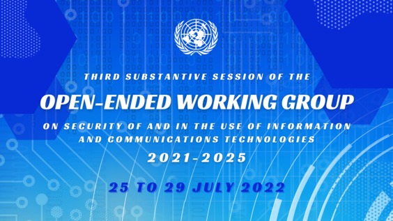 (4th meeting) Open-ended working group on security of and in the use of information and communications technologies 2021–2025, Third  substantive session