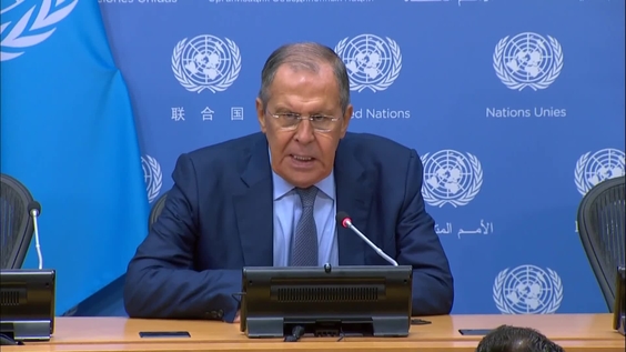 Press Conference: Sergey Lavrov, Minister for Foreign Affairs of the Russian Federation