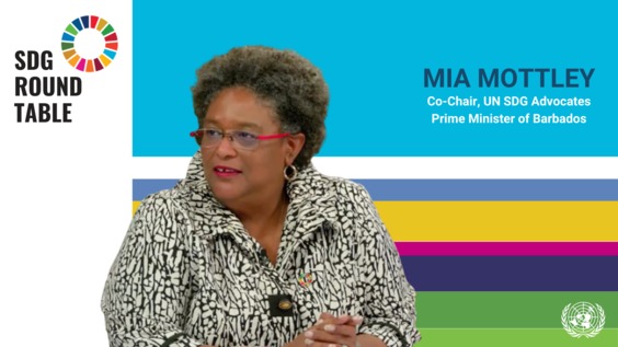 SDG Roundtable: Fireside chat with Prime Minister Mia Mottley