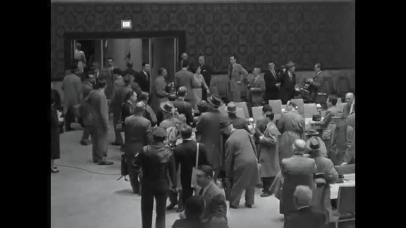 President Eisenhower Visits UN 