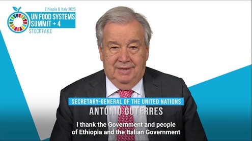 António Guterres (UN Secretary-General) at the High-Level Opening of the UN Food Systems Summit +4 Stocktake (UNFSS+4)
