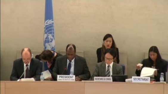 A/HRC/25/L.40 Vote Item:7 - 56th Meeting, 25th Regular Session Human Rights Council