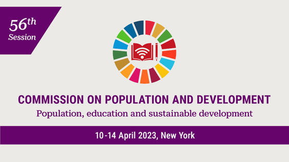 (9th plenary meeting) 56th session of the Commission on Population and Development, CPD56