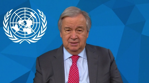 António Guterres (Secretario General) con motivo del Día Internacional del personal de paz de las Naciones Unidas