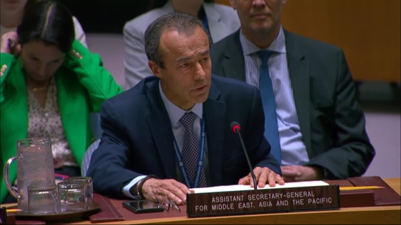 Khaled Khiari (DPPA &amp; DPO) on Non-proliferation/Democratic People&#039;s Republic of Korea - Security Council, 9912th meeting