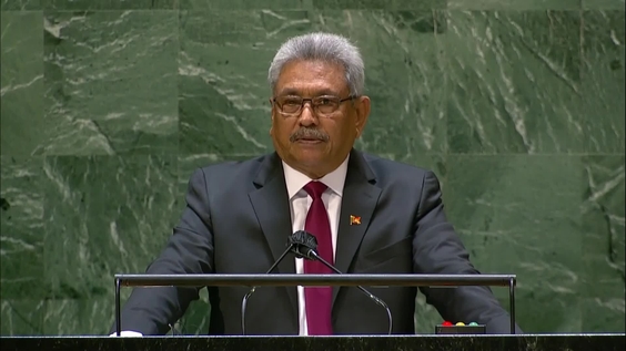Sri Lanka - President Addresses General Debate, 76th Session