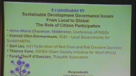 Roundtable 4 - 64th Annual UN DPI/NGO Conference