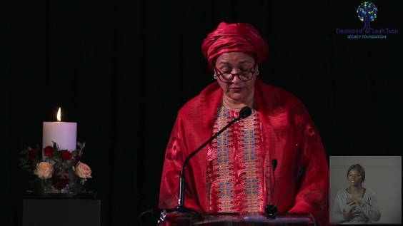 Amina J. Mohammed (Deputy Secretary-General) at 12th Desmond Tutu International Peace Lecture
