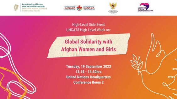 High-Level Side Event on 'Global Solidarity with Afghan Women and Girls'