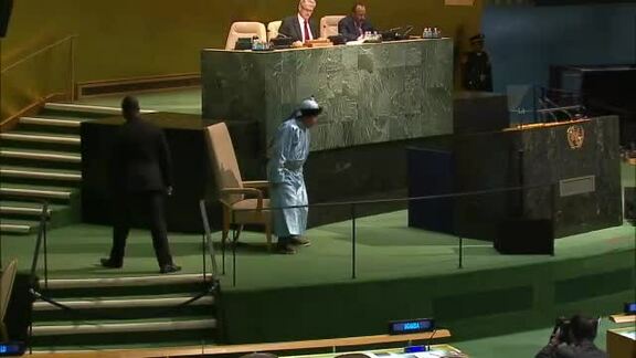President of Mongolia Addresses General Assembly
