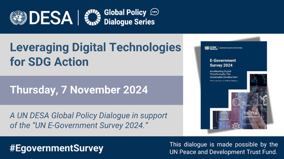 Leveraging Digital Technologies for SDG Action: A UN DESA Global Policy Dialogue
