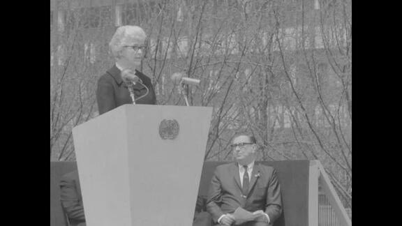 Dedication Ceremony for Monument in Memory of Eleanor Roosevelt 
