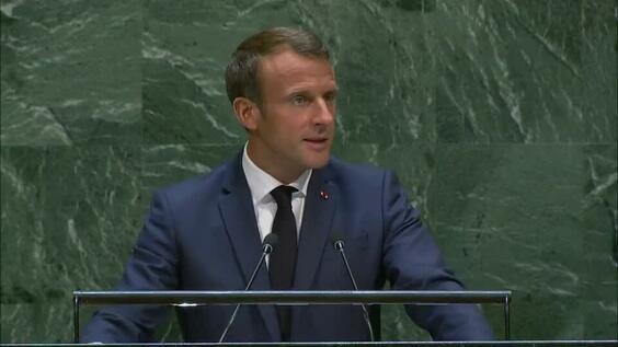 France - President Addresses General Debate, 74th Session
