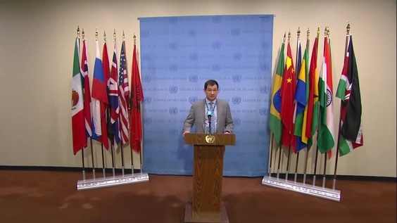 Dmitry Polyanskiy (Russia) On the situation in Syria - Security Council Media Stakeout