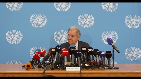Press Conference: António Guterres (UN Secretary-General) following his meeting with Leaders (Cyprus)