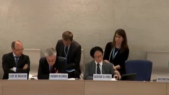 Closing 23rd Regular Session Human Rights Council