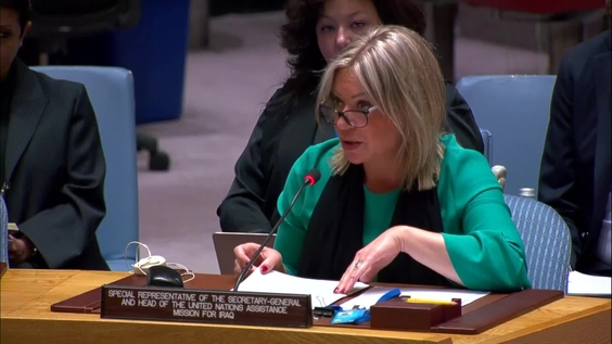 Jeanine Hennis-Plasschaert (SRSG ) The situation concerning Iraq - Security Council, 9324th meeting
