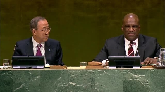 John Ashe - Closing of the 68th session of the General Assembly - General Assembly, 109th plenary meeting