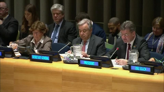 Intervención de Louise Arbour (Migración International) durante la presentación del informe del Secretario General "Conseguir que la migración funcione para todos" - Asamblea General, 72° Periodo de Sesiones