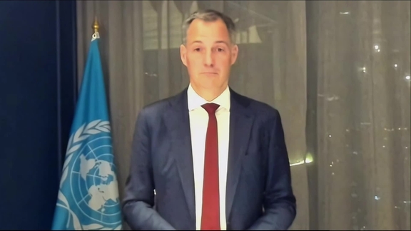 Alexander De Croo (UNDP) on the meetings of the International Monetary Fund (IMF) and the World Bank Group - Press Conference