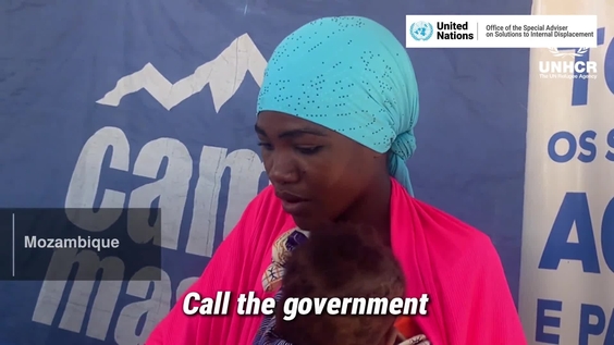 Mozambique IDP women on participation
