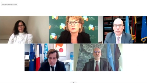 Virtual Media Stakeout by Permanent Representative of Ireland
