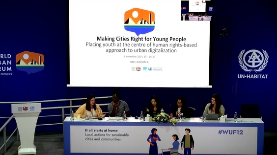 ONE UN 8: Making cities right for young people (World Urban Forum 12th Session)