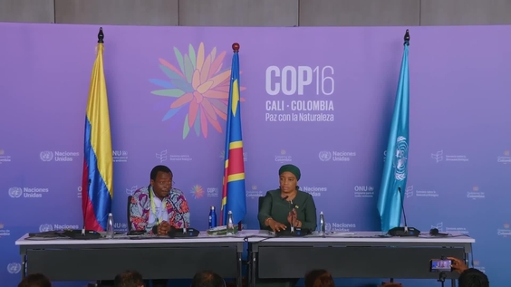 Press Conference: Initiatives of the Democratic Republic of the Congo for additional mobilization of biodiversity financing and the synergy between the three Rio Conventions – United Nations Biodiversity Conference 2024