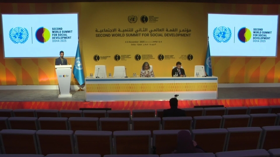 Press Conference: Stronger role for cities and regions to advance the 2030 Agenda for Sustainable Development - Second World Summit for Social Development (Doha, Qatar 4-6 November 2025)